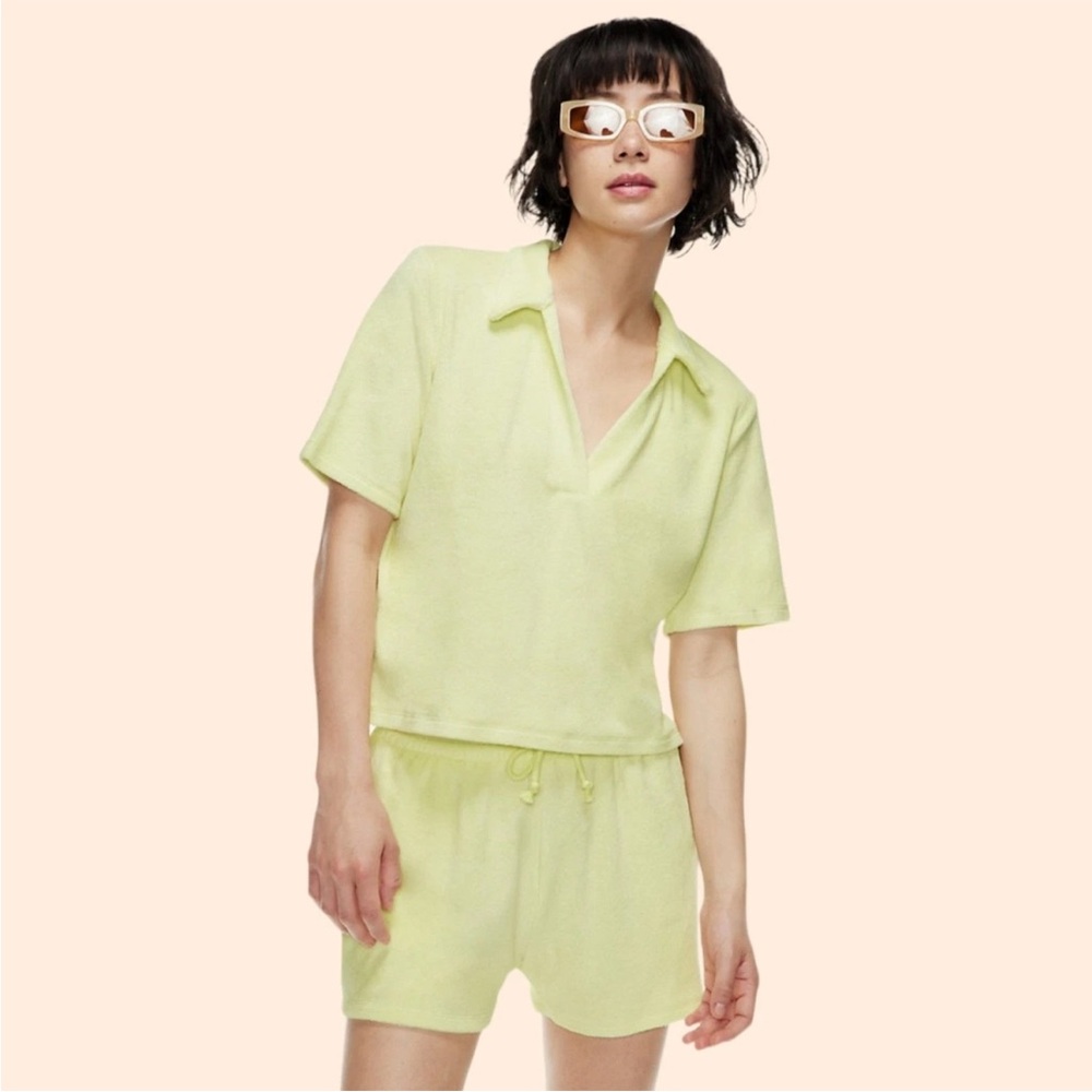 Wilfred Free Terry Cloth Shorts set‎ (top and shorts) XS